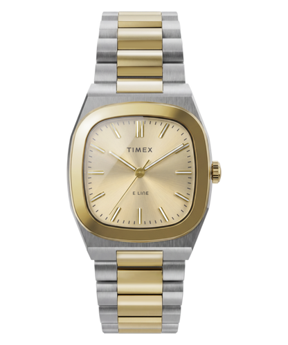 Timex Quartz E Line 30mm Stainless Steel Bracelet Watch
