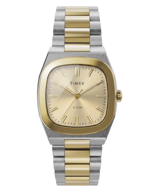 Timex Quartz E Line 30mm Stainless Steel Bracelet Watch