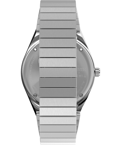 Peanuts x Q Timex 36mm Stainless Steel Expansion Band Watch