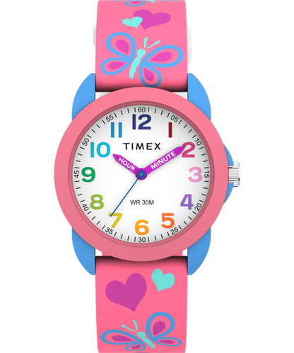 Timex Kids Time Teacher 30mm Silicone Strap Watch