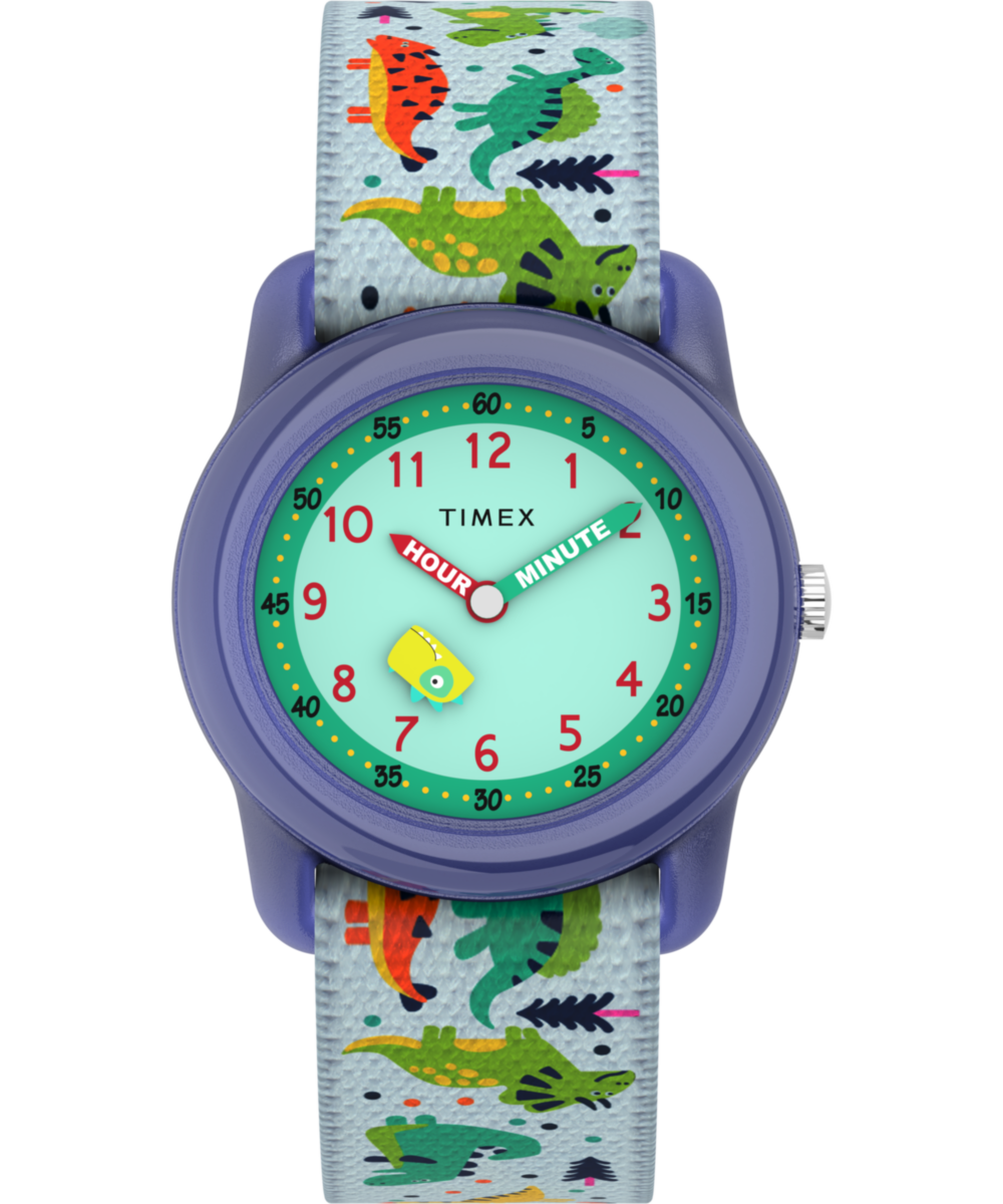TIMEX TIME MACHINES 29mm Dinosaur Elastic Fabric Kids Watch