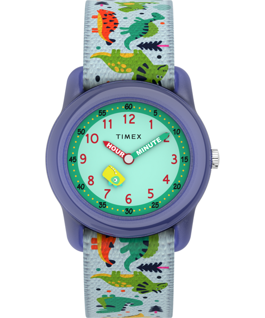 TIMEX TIME MACHINES 29mm Dinosaur Elastic Fabric Kids Watch