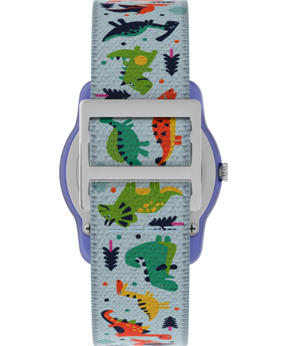 TIMEX TIME MACHINES 29mm Dinosaur Elastic Fabric Kids Watch