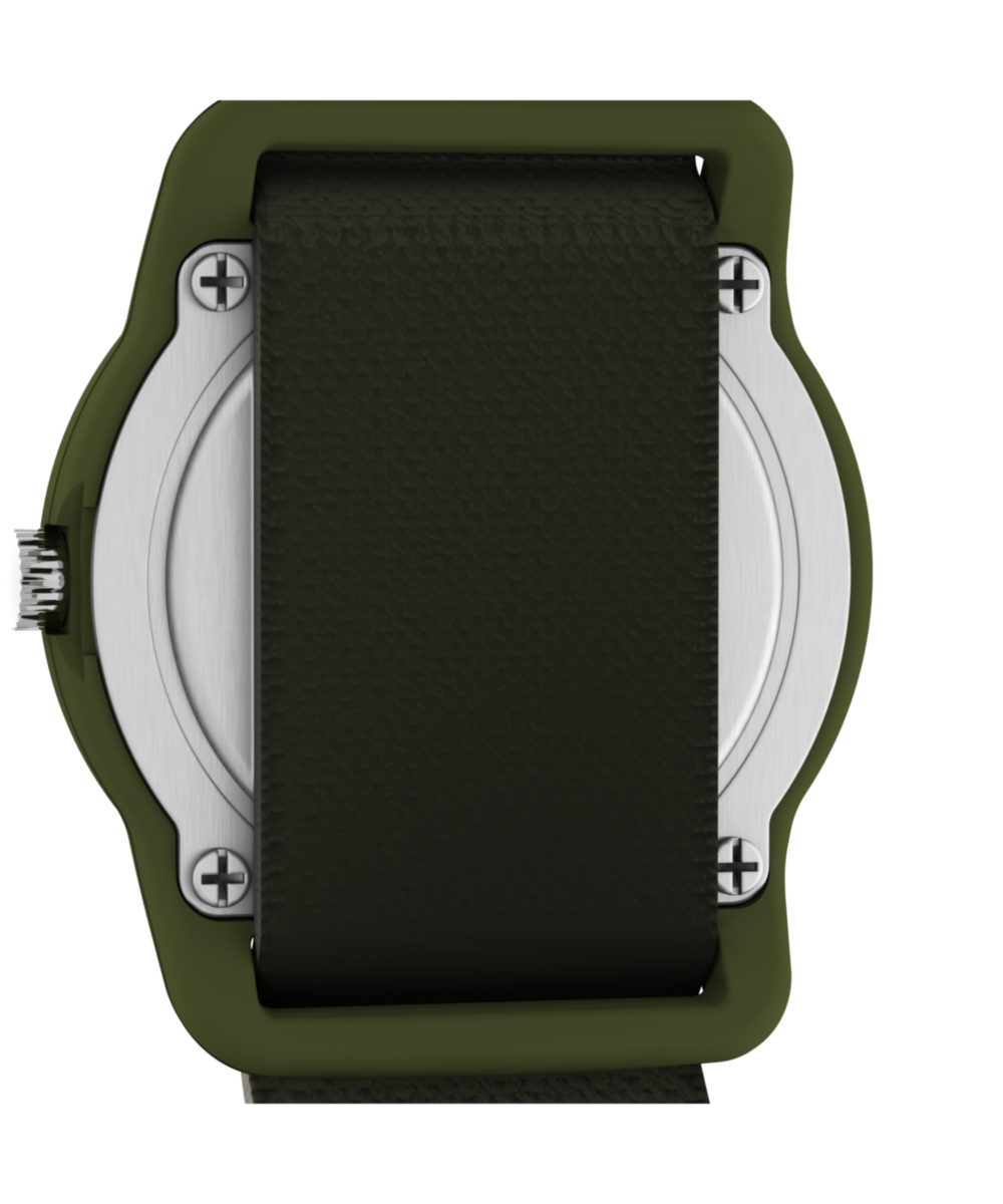 TIMEX TIME MACHINES 29mm Green Camo Elastic Fabric Kids Watch