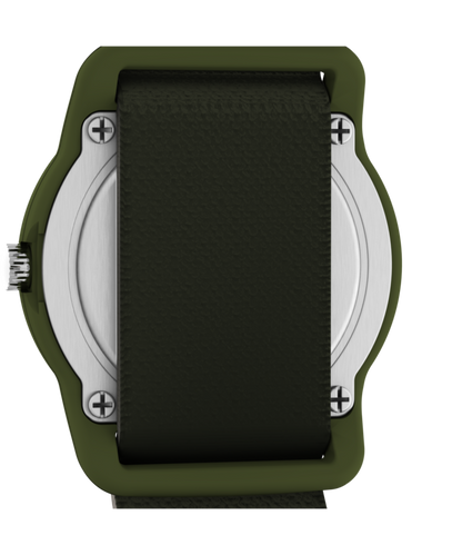 TIMEX TIME MACHINES 29mm Green Camo Elastic Fabric Kids Watch