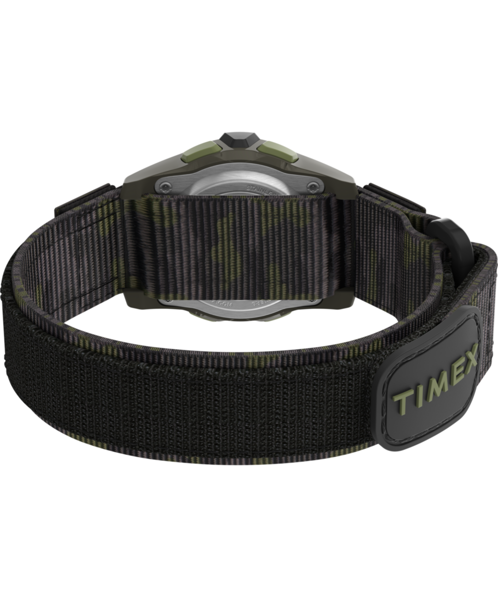TIMEX TIME MACHINES 35mm Green/Brown Camo Fast Wrap Kids Digital Wat