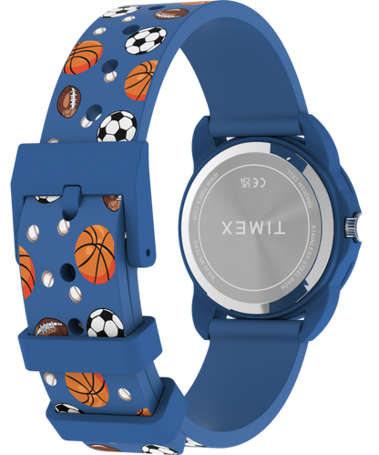 Timex Kids Time Teacher 30mm Silicone Strap Watch