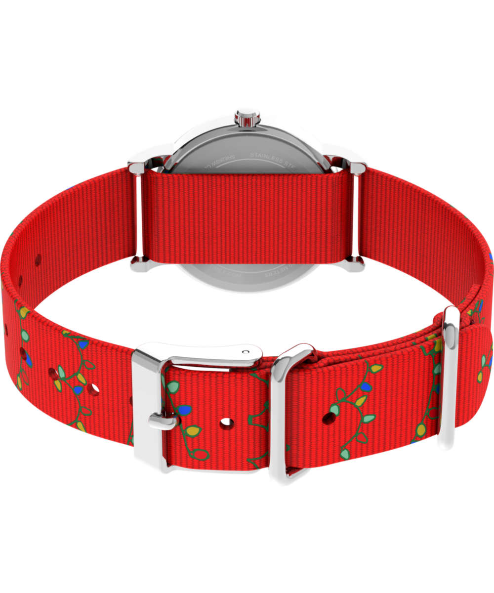 Peanuts x Timex Weekender Snoopy Santa Hat 31mm Fabric Strap Watch