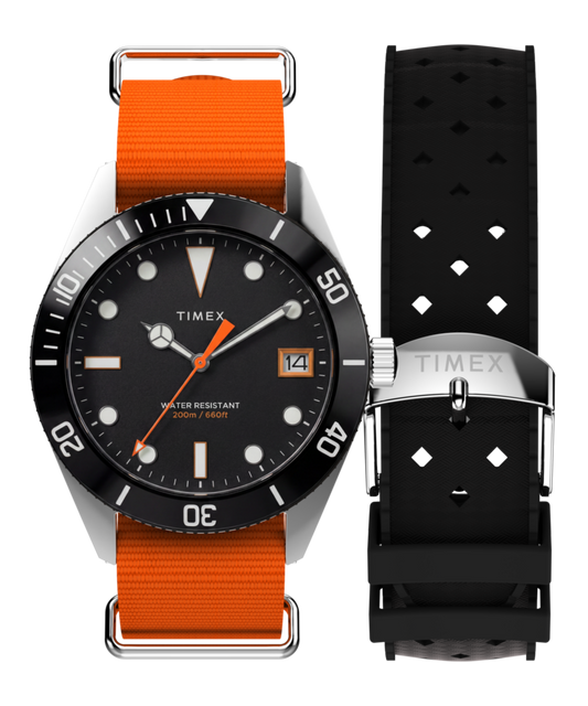 Bespoke Post x Timex Heritage 66 40mm Fabric Strap Watch Gift Set