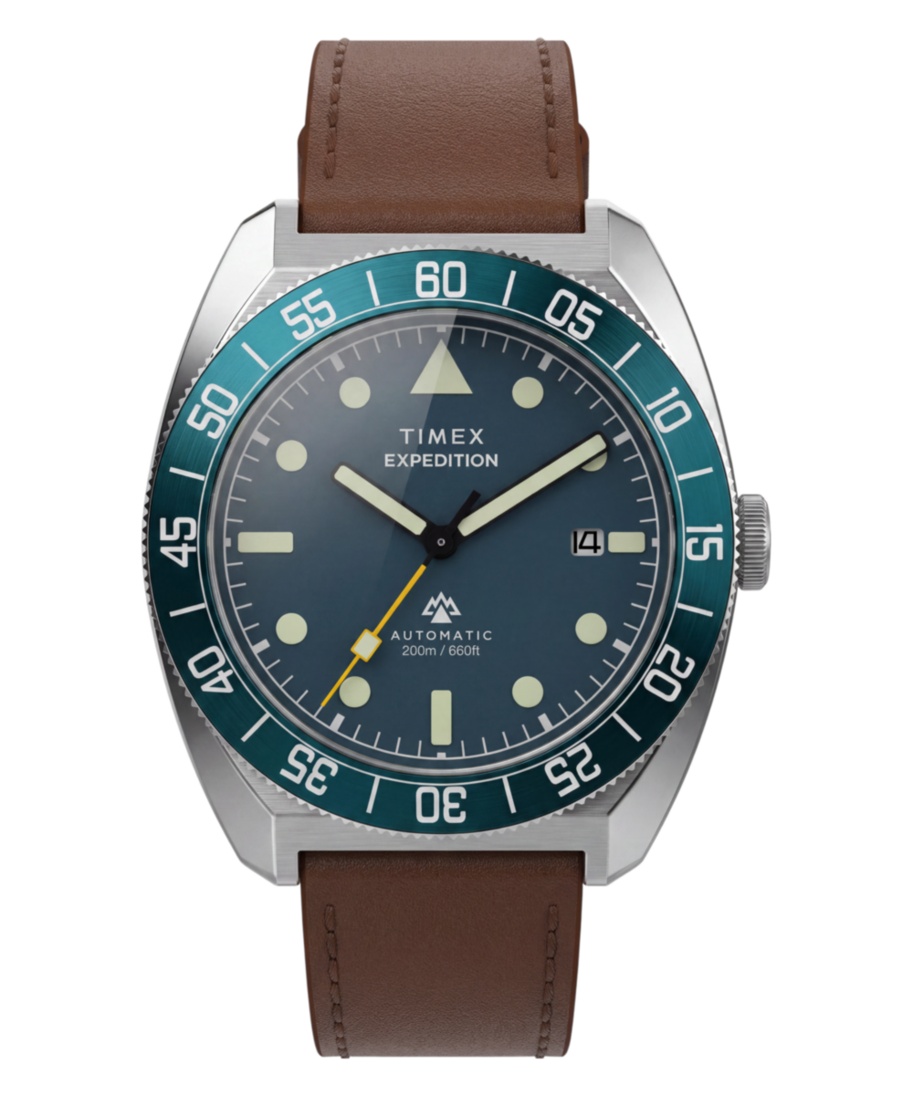 Expedition Pioneer Automatic 41mm Leather Strap Watch