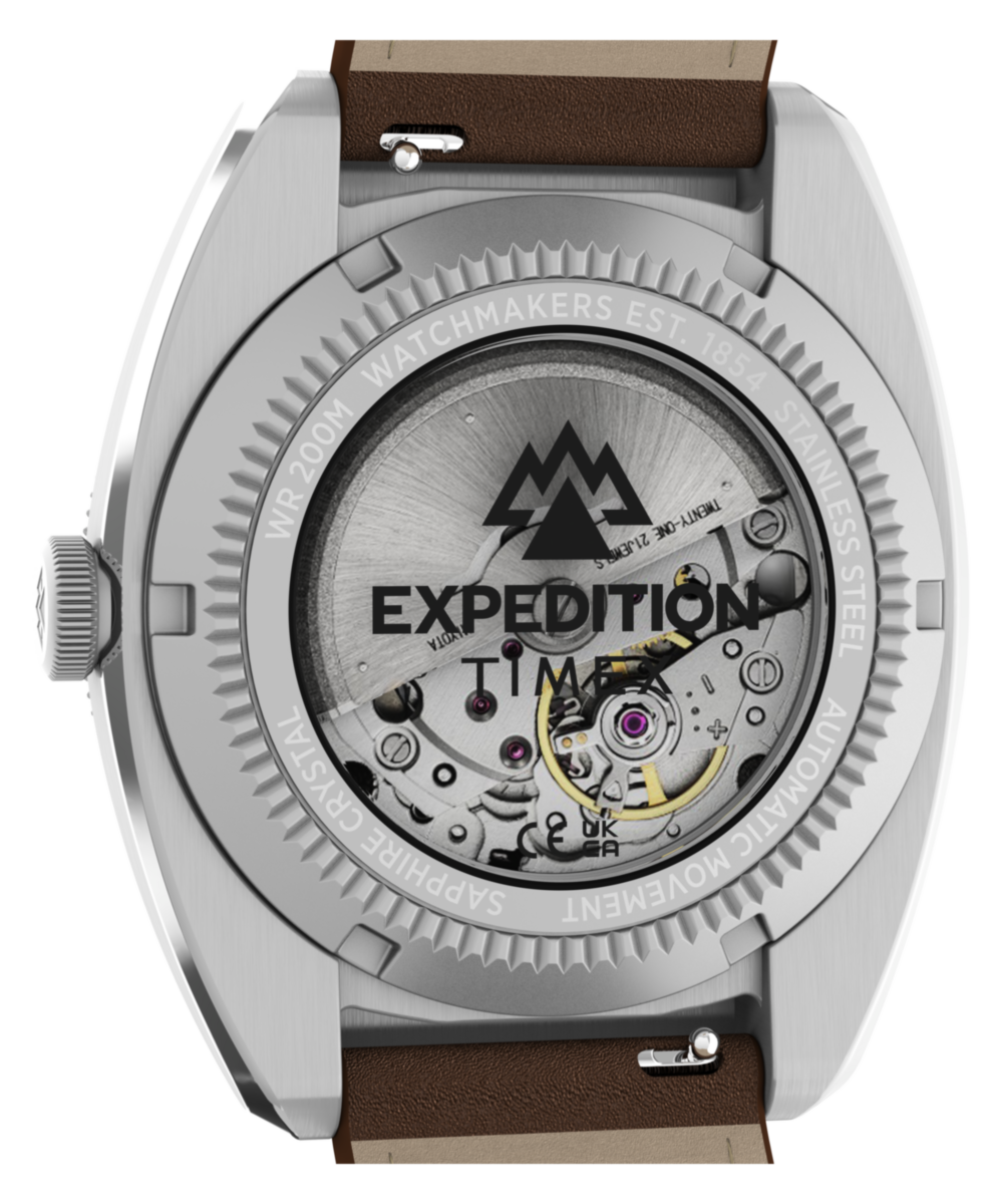Expedition Pioneer Automatic 41mm Leather Strap Watch