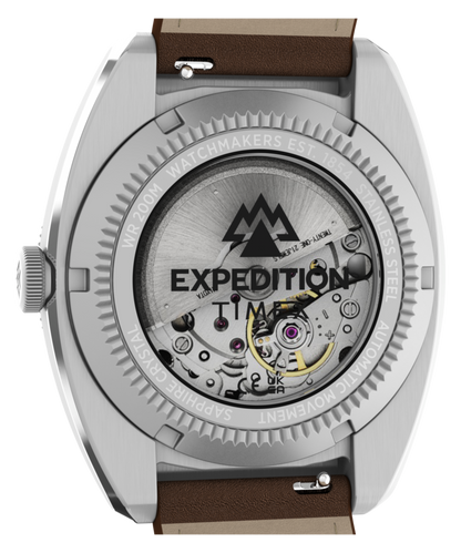 Expedition Pioneer Automatic 41mm Leather Strap Watch