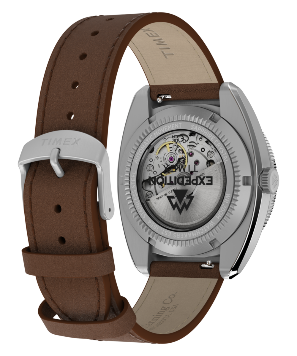 Expedition Pioneer Automatic 41mm Leather Strap Watch