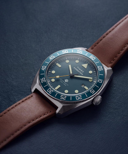 Expedition Pioneer Automatic 41mm Leather Strap Watch