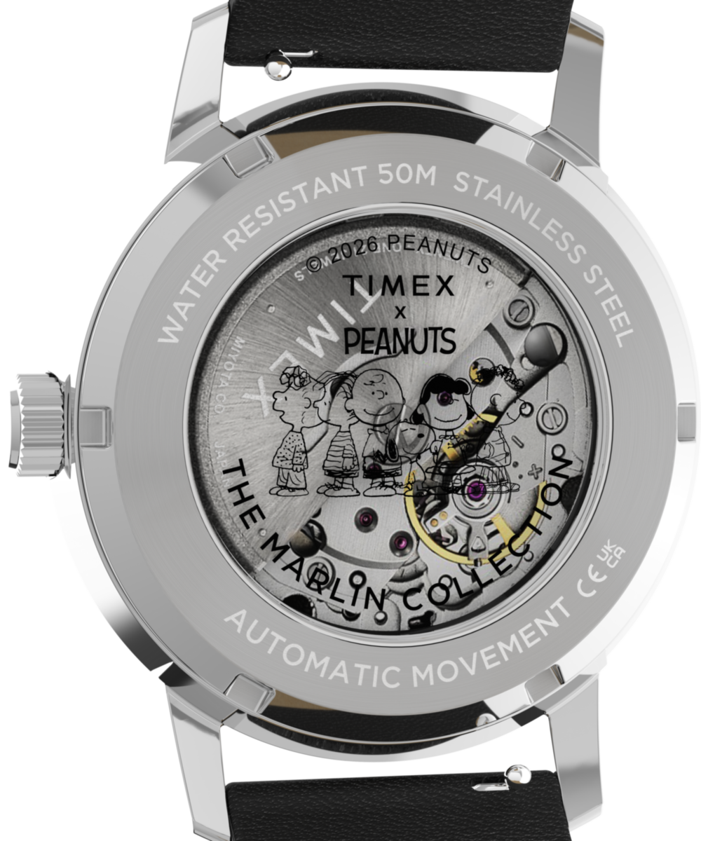 Peanuts x Timex Marlin Automatic Soccer 40mm Leather Strap Watch