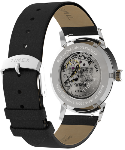 Peanuts x Timex Marlin Automatic Soccer 40mm Leather Strap Watch