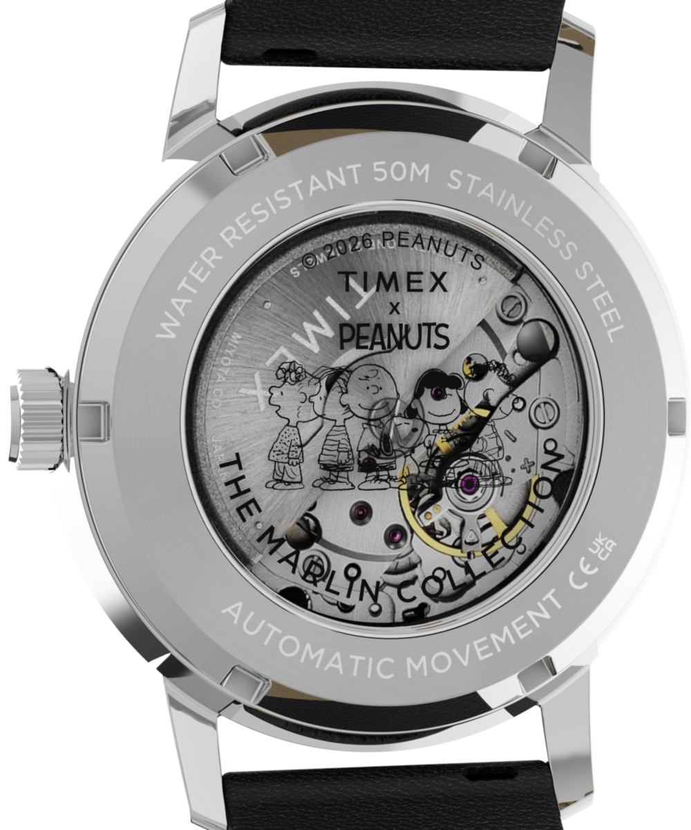 Peanuts x Timex Marlin Automatic Americana 40mm Leather Strap Watch