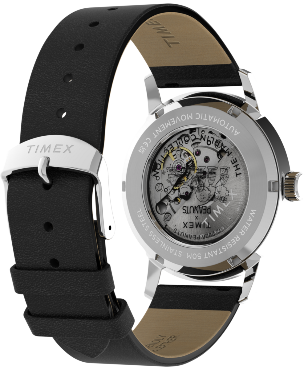 Peanuts x Timex Marlin Automatic Americana 40mm Leather Strap Watch