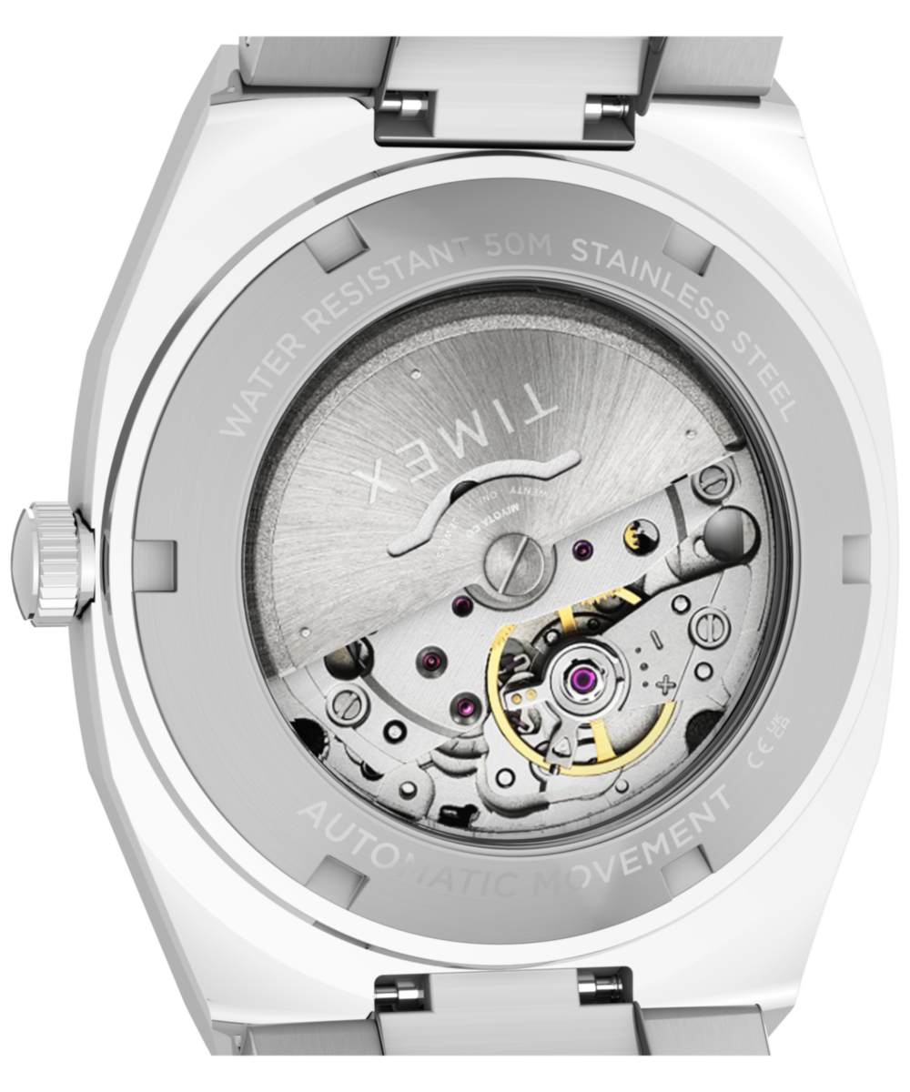 Timex Automatic E Line 38mm Stainless Steel Bracelet Watch
