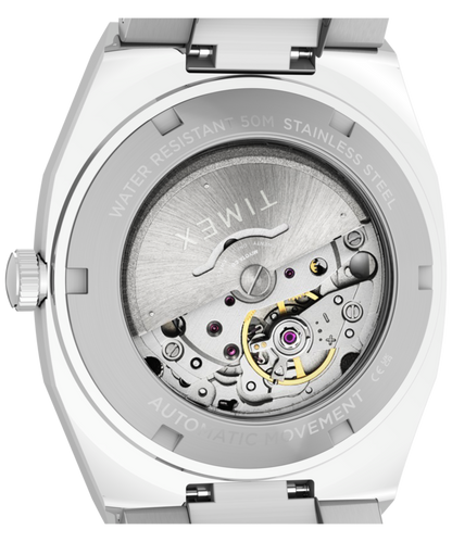 Timex Automatic E Line 38mm Stainless Steel Bracelet Watch