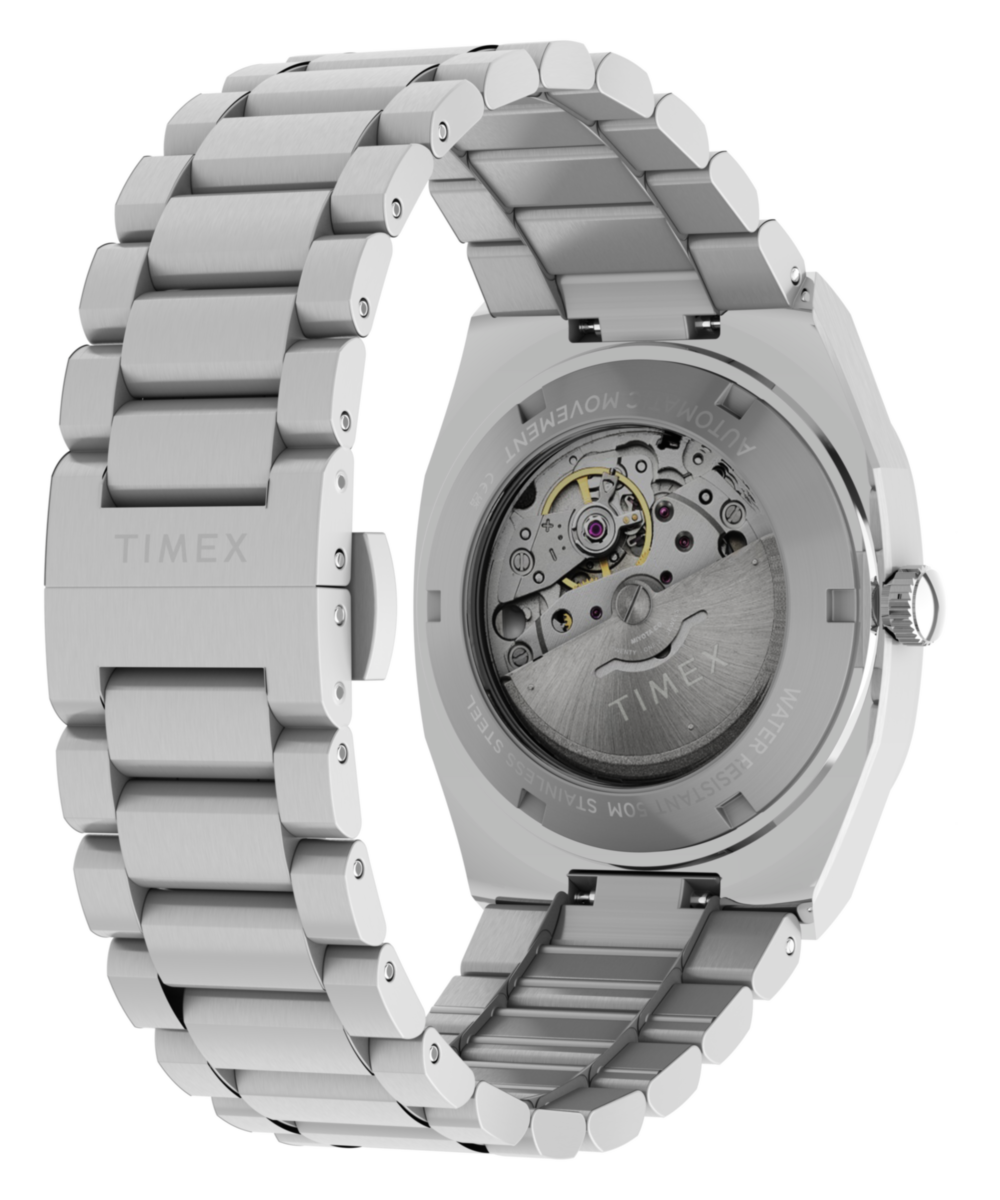 Timex Automatic E Line 38mm Stainless Steel Bracelet Watch