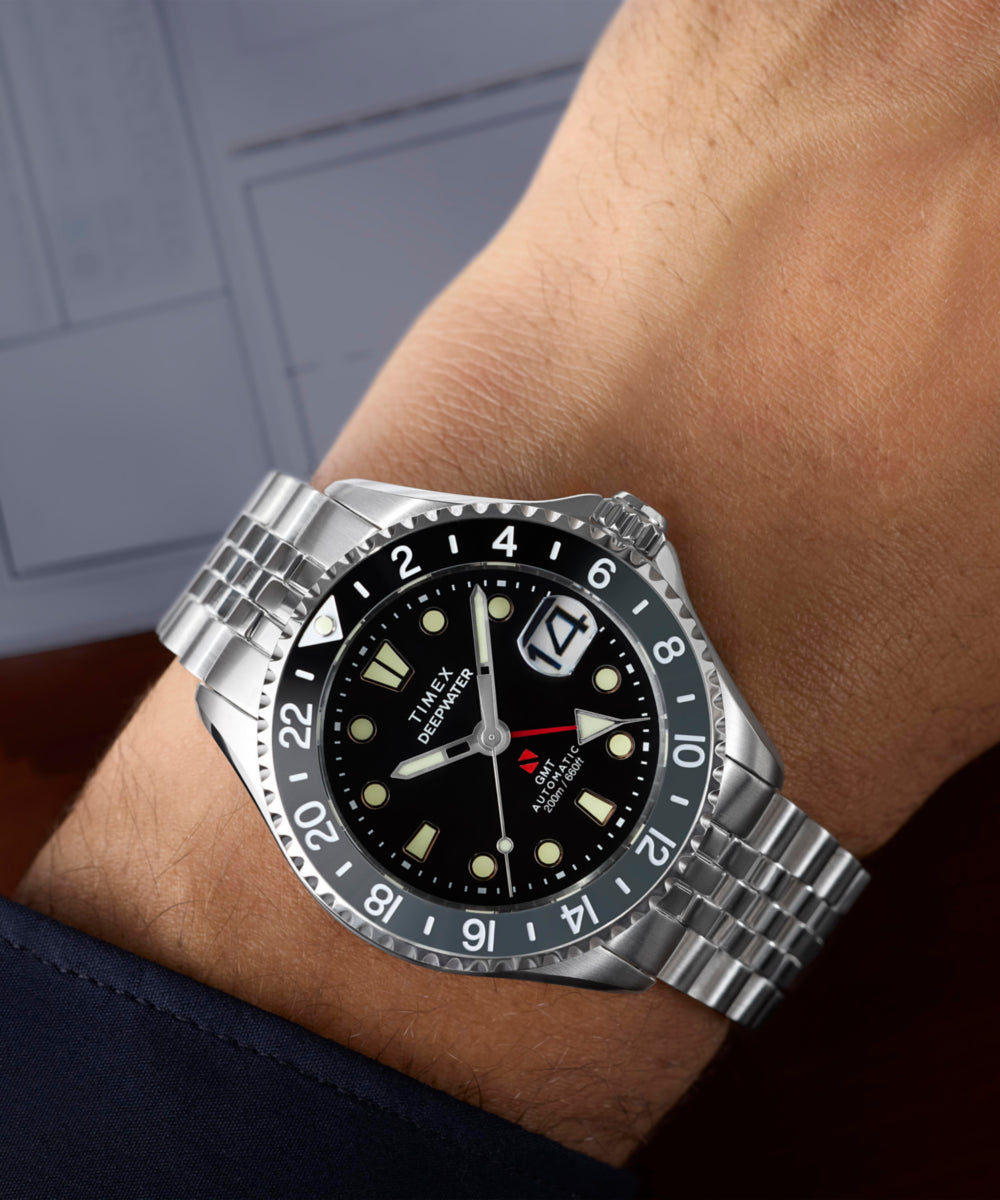 Deepwater Meridian 200 Automatic GMT 42mm Stainless Steel Bracelet Wat