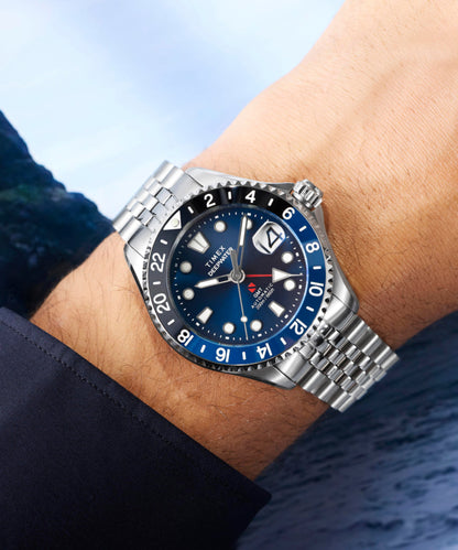 Deepwater Meridian 200 Automatic GMT 42mm Stainless Steel Bracelet Wat