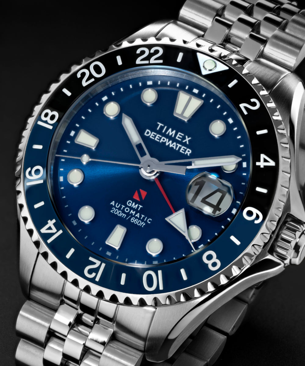 Deepwater Meridian 200 Automatic GMT 42mm Stainless Steel Bracelet Wat