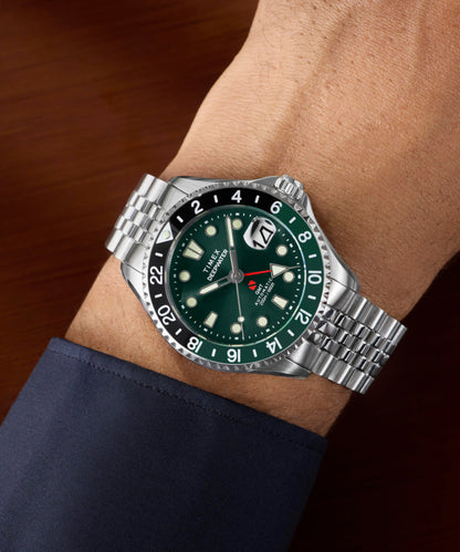 Deepwater Meridian 200 Automatic GMT 42mm Stainless Steel Bracelet Wat