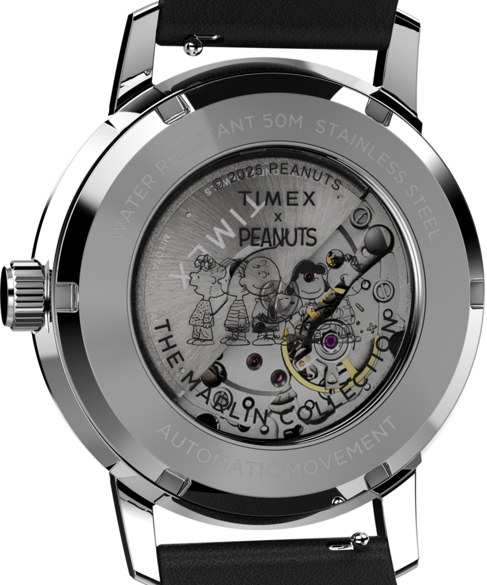 Peanuts x Timex Marlin Automatic Space 40mm Leather Strap Watch