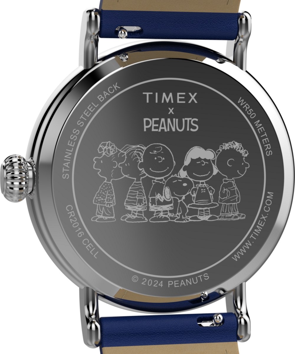 Peanuts x Timex Standard Pumpkin Patch 40mm Leather Strap Watch