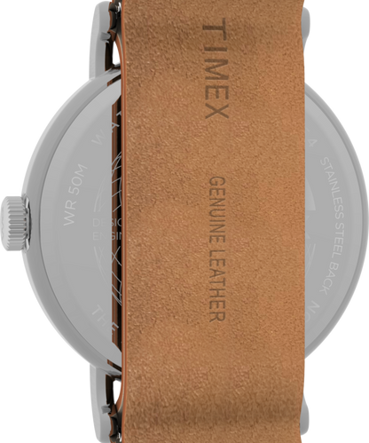 Weekender 40mm Leather Strap Watch
