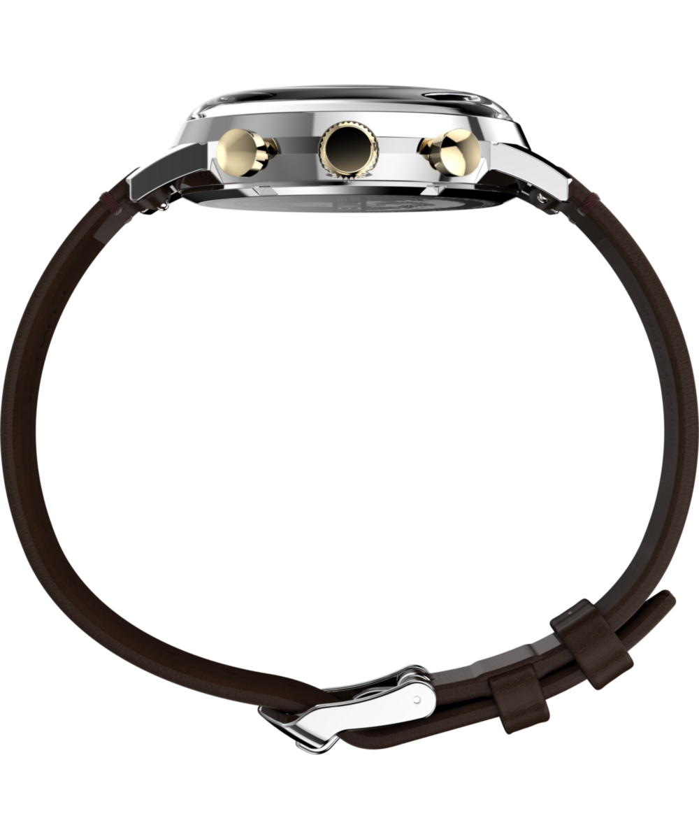 Marlin Chronograph Tachymeter 40mm Leather Strap Watch