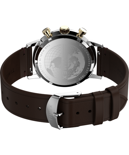 Marlin Chronograph Tachymeter 40mm Leather Strap Watch