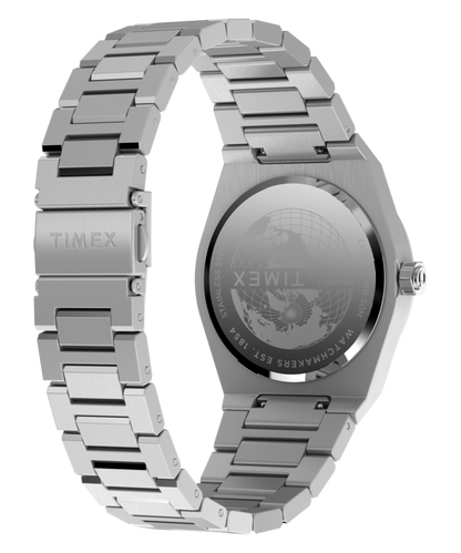 Q Timex Marbella 40.5mm Stainless Steel Bracelet Watch