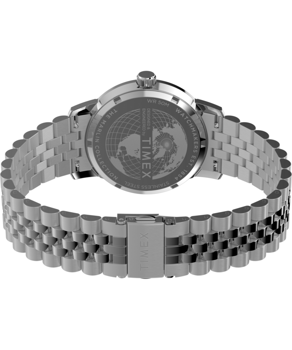 Marlin Quartz GMT 40mm Stainless Steel Bracelet Watch