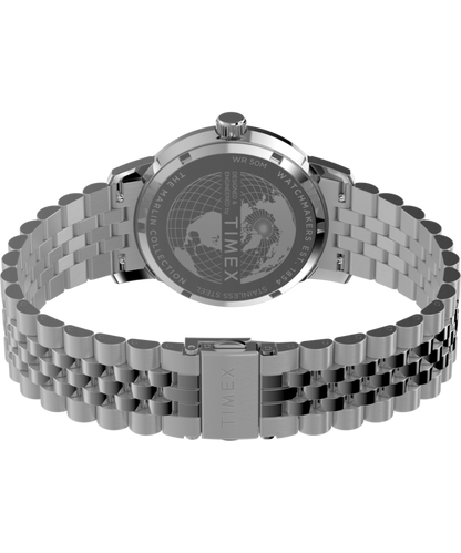 Marlin Quartz GMT 40mm Stainless Steel Bracelet Watch