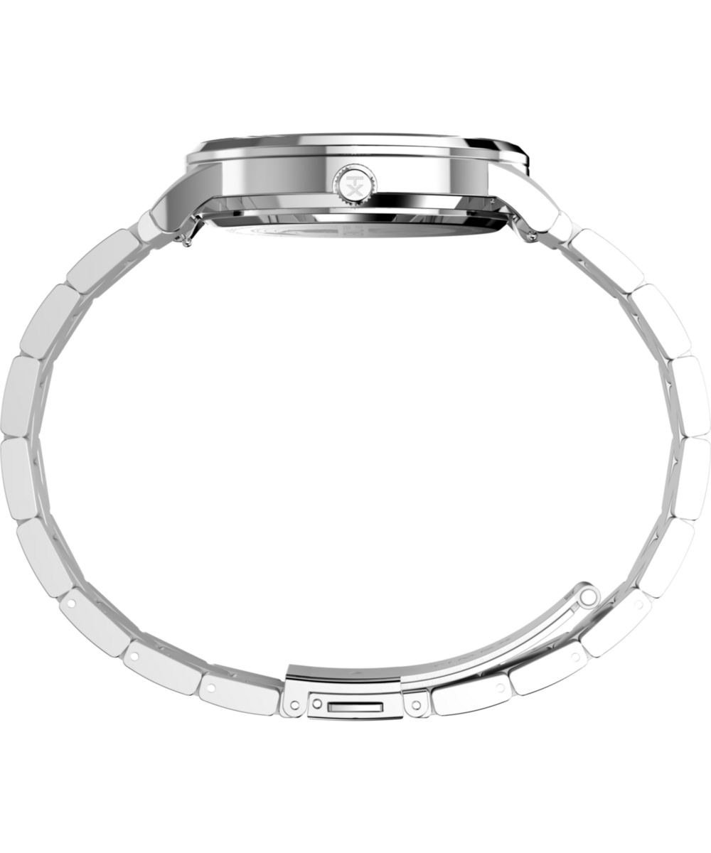 Waterbury Classic Moon Phase 40mm Stainless Steel Bracelet Watch