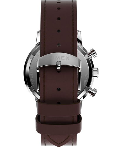 Marlin Chronograph Tachymeter 40mm Leather Strap Watch