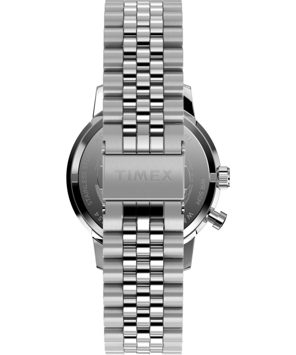 Marlin Moon Phase 40mm Stainless Steel Bracelet Watch