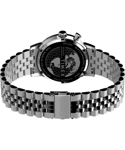 Marlin Moon Phase 40mm Stainless Steel Bracelet Watch