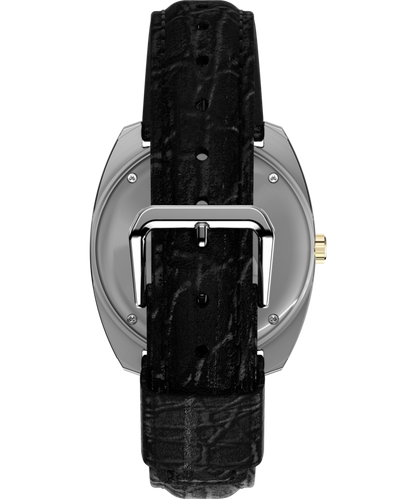 Q Timex 1978 Day/Date 37.5mm Leather Strap Watch