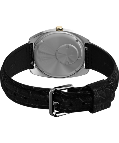 Q Timex 1978 Day/Date 37.5mm Leather Strap Watch