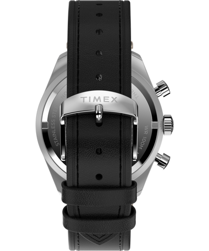 Waterbury Traditional Chronograph 41mm Leather Strap Watch
