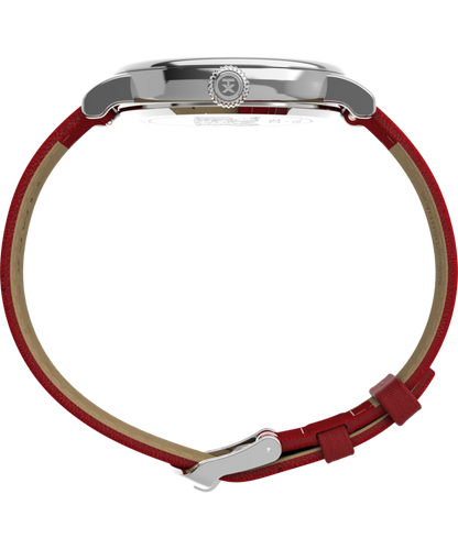 Peanuts x Timex Standard Snoopy Santa 40mm Leather Strap Watch
