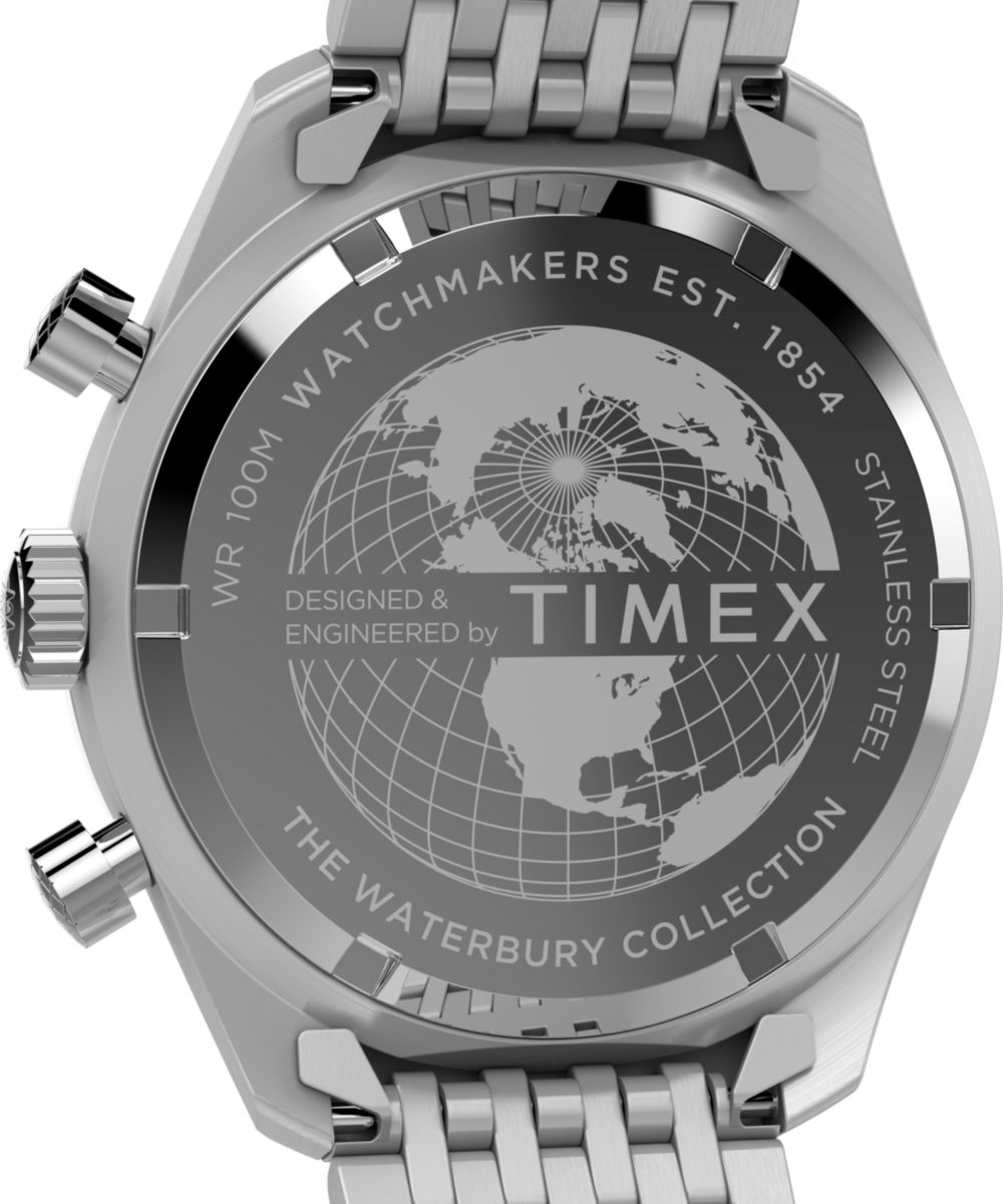 Waterbury Traditional Chronograph 41mm Stainless Steel Bracelet Watch