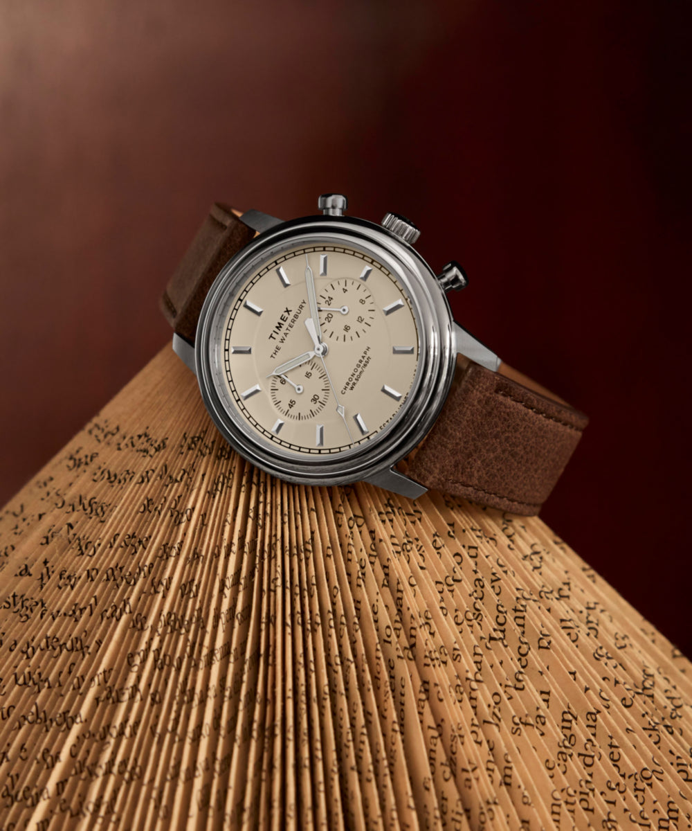 Waterbury Metropolitan Chronograph 41mm Leather Strap Watch
