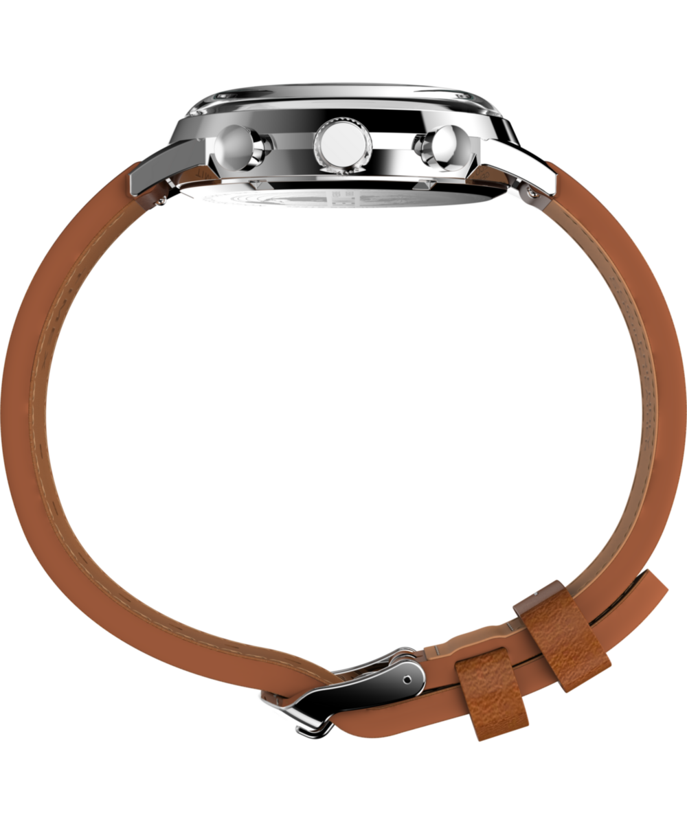 Marlin Chronograph Tachymeter 40mm Leather Strap Watch