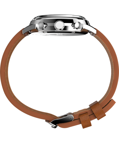 Marlin Chronograph Tachymeter 40mm Leather Strap Watch