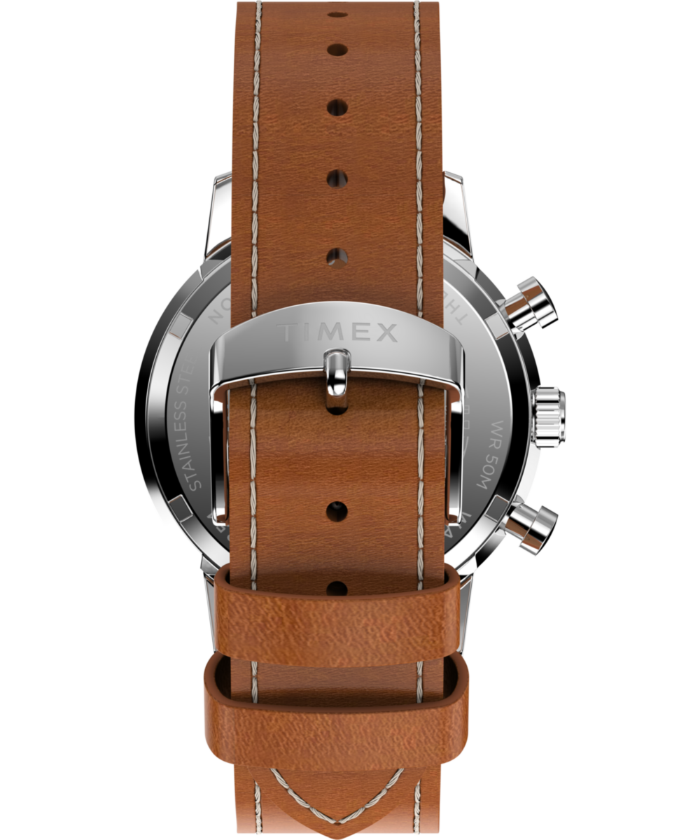 Marlin Chronograph Tachymeter 40mm Leather Strap Watch